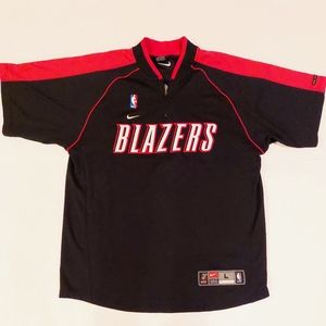 AUTHENTIC NIKE PORTLAND TRAILBLAZERS BASKETBALL WARMUP SHOOTING SHIRT SIZE L